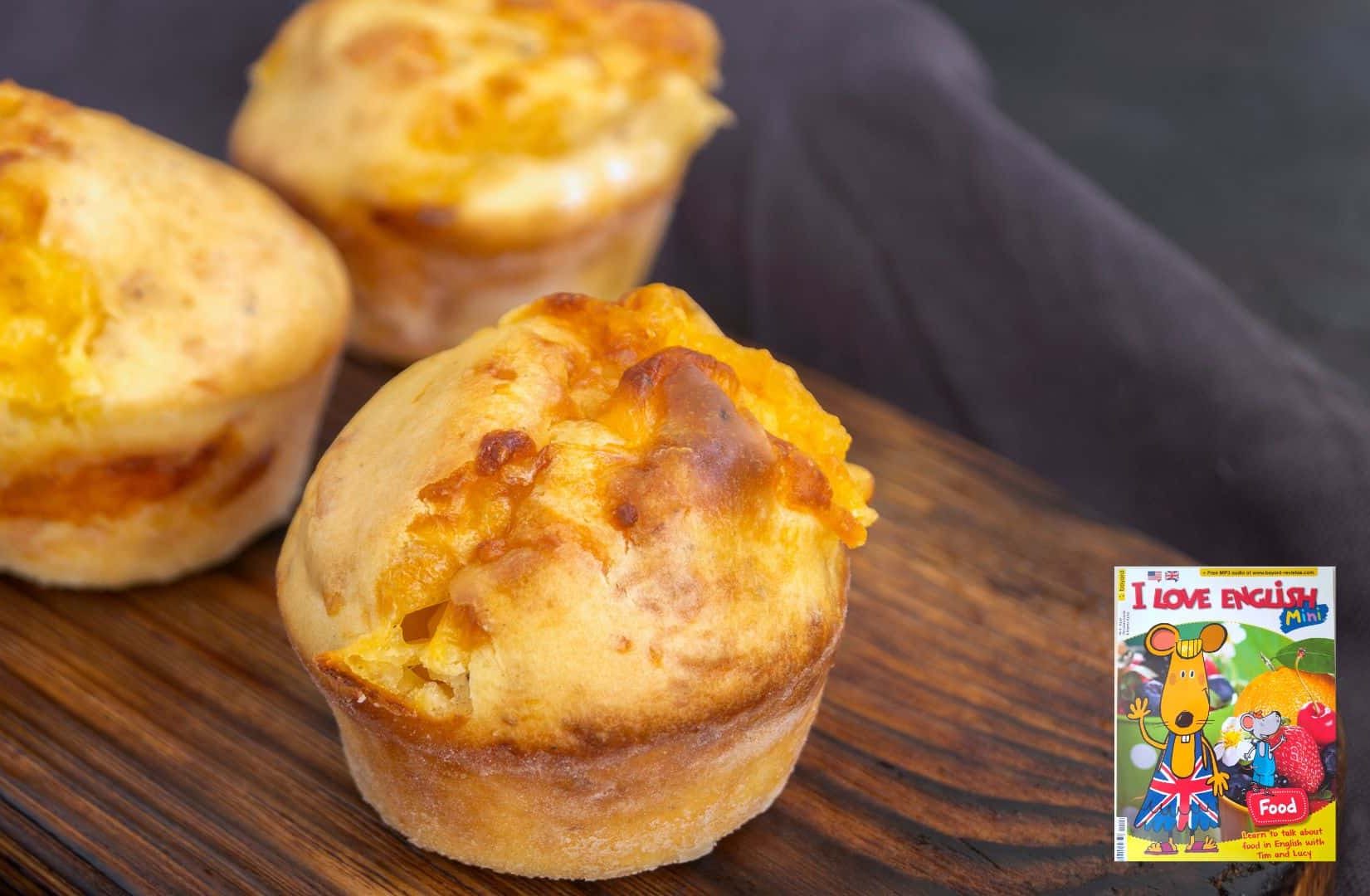 Cheese muffins receta en inglés para niños BAYARD EDICIONES Juntos por la lectura