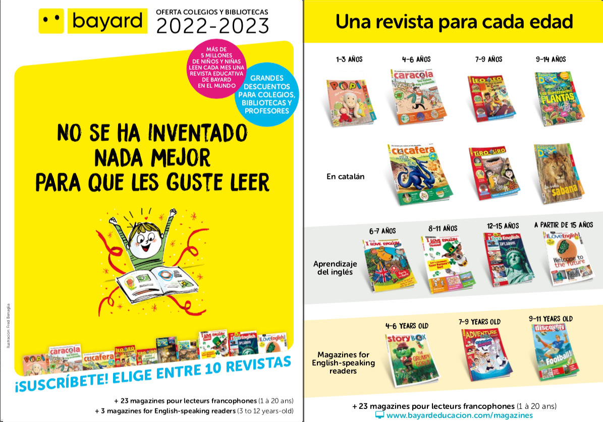 Catálogo colegios y bibliotecas 2022
