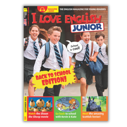 Portada revista I Love English Junior